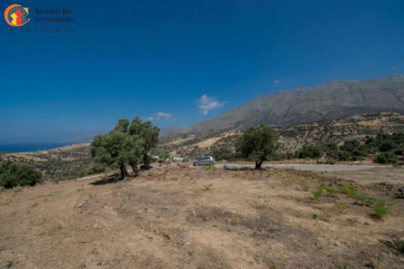 Triopetra Kreta Triopetra Grundstück mit Meerblick in der Nähe von Agios Pavlos und Triopetra Strand Grundstück kaufen